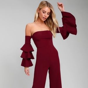 Lulu’s Off-the-Shoulder Jumpsuit